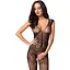 Бодістокінг Obsessive Bodystocking F234 абстрактний малюнок глибоке декольте S/M/L - мініатюра 1