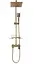 Душова система Rea Jack Brushed Gold з виливом REA-P7050, Золотий - мініатюра 4