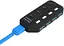 USB-Хаб Lapara USB 4 порта USB 3.0 с 4-мя виключателеми ON/OFF для каждого порта, с БП 2А/5В, черний (LA-USB305) - мініатюра 2