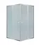 Набор Lidz Душевая кабина Wawel SC90x90.SAT.LOW.FR, квадратная, стекло Frost 4 мм + Душевой поддон Kapielka ST90x90x14 - миниатюра 2