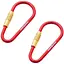 Брелок-карабін Munkees 3201 Mini Link 3x48 mm Red (1012-3201-RD) - мініатюра 1