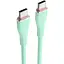 Кабель Vention USB 2.0 C Male to C Male 5A Cable 1 м зелений Silicone Type (TAWGF) - мініатюра 1