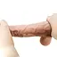 Вібратор Baile Sliding Skin Sadik 9.4'' 24 см тілесний - мініатюра 8