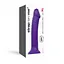Фалоімітатор Strap-On-Me Dual Density Bendable XL 20 см фіолетовий - мініатюра 5
