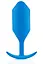 Анальна пробка B-Vibe Snug Plug 5, 16 см (блакитний) - мініатюра 1