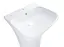 Комплект Qtap Crow: Раковина підлогова моноблок 445x420x840 мм White + Донний клапан PU02O (QT0511G315WN47321) - мініатюра 3