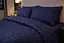 Комплект постільної білизни сімейний 160х220 Premium сатин темно-синій TC303376173 - мініатюра 2