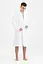 Халат-кимоно unisex Lotus Home - Bold Microcotton white махровый L - миниатюра 3