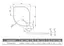 Душовий піддон Radaway Delos E 90x80 SDE8090-01R - мініатюра 2