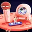 Портативная акустика DK MC-009+1 микрофон Pink [115809] - миниатюра 6