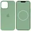 Чохол Silicone case AAA with Magsafe and Animation для Apple iPhone 12 Pro Max 6.7 Зелений/Pistachio - мініатюра 1