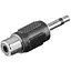 Адаптер TCOM Jack 3.5 штекер RCA гнездо моно - миниатюра 1
