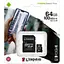 Карта памяти Kingston microSDXC 64GB Class 10 UHS-I U1 V10 A1 + SD-adapter (SDCS2/64GB) - миниатюра 3