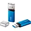 Флеш-накопитель USB3.2 256GB Apacer AH25C Ocean Blue (AP256GAH25CU-1) - мініатюра 3