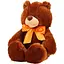 Мягкая игрушка Медведь Балун 101302 Темно-коричневый (2000990756459) - миниатюра 1
