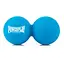 Масажний силіконовий подвійний м'яч PowerPlay PP-4355 Silicone Lacrosse Peanut Ball (6.4*12.7 см Синій (PP-4355_Blue) - мініатюра 1