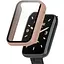 Чехол-накладка DK Пластик Gloss Glass Full Cover для Xiaomi Mi Band 7 Pro (pink) - миниатюра 1