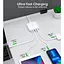 Зарядное устройство Choetech PD8008-EU-WH, 2 USB-A / 2 USB-C (PD8008-EU-WH) - миниатюра 3