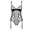 Корсет с подвязками + стринги Passion LOVELIA CORSet black L/XL - миниатюра 4