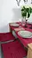 Комплект Дорожка водоотталкивающая Бордовый однотон 380х40 см 4 шт. - миниатюра 2