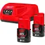 Аккумуляторы к электроинструменту + зарядное устройство для Milwaukee M12 NRG-302 (4933451902) [99363] - миниатюра 1