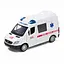 Автомодель дитяча Швидка допомога MERCEDES-BENZ SPRINTER TechnoDrive 250295 інерційна - мініатюра 1