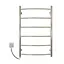 Электрический полотенцесушитель Kosser Дуга 800x500/6 EL рег. ДД09ЕL, Хром, Левое - миниатюра 2