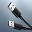 Кабель Ugreen US102 USB-A 2.0 Male to Male 2м чорний (10311) - мініатюра 2