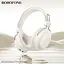 Бездротові навушники BOROFONE BO33 Melody BT headphones Milky White - мініатюра 5