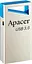 Флешка металлическая Apacer AH155 64 Gb Usb 3.2 серебристо-синяя - миниатюра 2