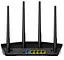Роутер Asus RT-AX57, Black, WiFi 6 (2.4GHz до 574 MB/s / 5GHz до 2402 MB/s), 4xGLan, 1xGWan, 4 дводіапазонні антени - мініатюра 4
