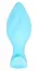 Анальная пробка Cuties Mini Butt Plug 8 см (голубой) - миниатюра 13