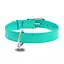 Нашийник для собак шкіряний Waudog Glamour з QR-паспортом без прикрас L Ш 25 мм Д 38-49 см ментоловий - мініатюра 3