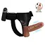 Страпон с вибрацией Baile Ultra Passionate Harness 16 см коричневый - миниатюра 5