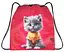 Мішок для змінного взуття для дівчинки з Котиком School Standard MSS-36 - мініатюра 1