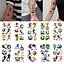 Набор детских временных тату Футбол №1 football-tattoo-mini-set- 10 штук по 12*7 см - миниатюра 1