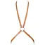 Портупея Bijoux Indiscrets Maze - 8 Harness Brown - мініатюра 1