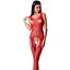 Бодистокинг Passion BS061 комбинезон имитация чулок S/M/L red - миниатюра 1