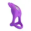 Виброкольцо Pretty Love Silas Vibrant Penis Ring 9.5 см фиолетовый - миниатюра 5