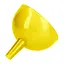 Лейка сливная воронка пластмассовая на банку, Kitchette Желтый 84667 - миниатюра 5