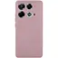 Чехол TPU GETMAN Liquid Silk Full Camera для Infinix Note 40 4G Розовый / Pink Sand - миниатюра 1