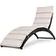 Садовый шезлонг Di Volio Ciampino черный/белый - миниатюра 1
