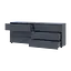 Комод Doros Рон 9 Графит 6 Ящик 160х38х62 (41516176) - миниатюра 3