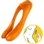 Вібратор на палець Satisfyer Candy Cane Помаранчевий - мініатюра 6