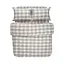 Постельное белье Lotus Home - Checked Madras серый семейный - миниатюра 1