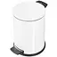 Відро для сміття з педаллю Mertinox 5 л Білий 4501.2028S.101.05 white  - мініатюра 1