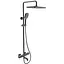 Душова система Gappo з термостатом 3-функціональна лійка, чорний G24791-6, Чорний матовий - мініатюра 1