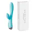Смарт вибратор-кролик с USB зарядкой 21 см для клитора и точки G Голубой - миниатюра 1