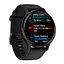 Смарт-годинник Garmin Venu 3 з сланцевим сталевим безелем та силіконовим чорним ремінцем - мініатюра 1