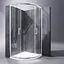 Душевая кабина без поддона Koer SR SC04-100x100x195-TR -01 прозрачное стекло Easy Clean 5 мм, хром KR5361, Универсальная, прозрачная, хром - миниатюра 2
